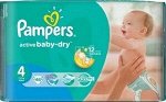 PAMPERS Подгузники Active Baby-Dry Maxi (8-14 кг) Экономичная Упаковка Минус 46