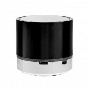 Портативная колонка Luazon Hi-Tech18, 3 Вт, 520 мАч, microSD, USB, черная