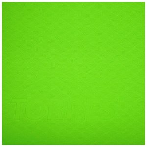 Коврик для йоги TORRES Comfort 4, TPE, 173 * 61 * 4 мм, нескользящее покрытие, цвет зелёный/серый