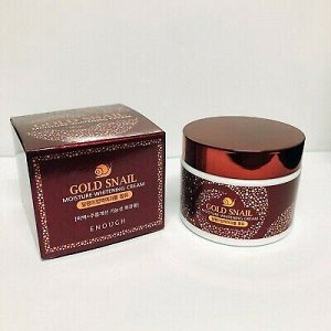 Enough Gold Snail Moisture Whitening Cream Крем для лица с экстрактом золотой улитки, 50 мл