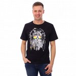 Футболка мужская ФМ-42 ТИО чёрный D3156*
