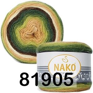 Пряжа Nako Angora Luks Color