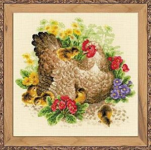 Набор для вышивания Риолис 1480 Курица, 30*30 см
