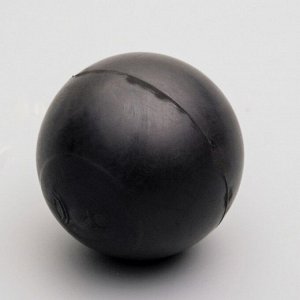 Зооник Игрушка &quot;Цельнорезиновый мяч&quot;, 5 см, черный