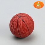 Игрушка пищащая малая &quot;Мяч баскетбольный&quot; 5,5 см, микс цветов