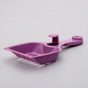 Совок "Феликс" для кошачьего туалета, 22,5 x 9,5 x 4 см, фиолетовый