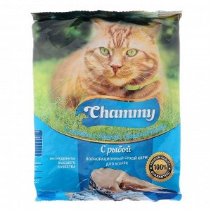 Сухой корм Chammy для кошек, рыба, 350 г