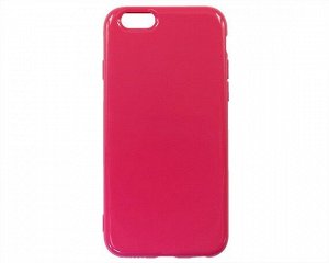 Чехол iPhone 6/6S Силикон 2.0mm (ярко-розовый)