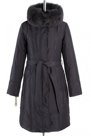 05-1050 Куртка зимняя (пояс) Плащевка темно-серый