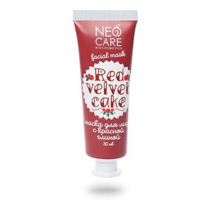 Neo Care Маска для лица с красной глиной "Red velvet cake", 30мл