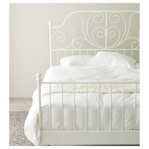 ЛЕЙРВИК Каркас кровати, белый, 160x200 см