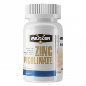 Цинк MAXLER Zinc Picolinate 50мг - 60 таб.