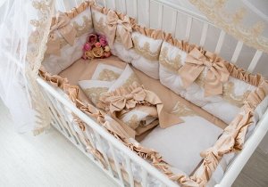 Комплект в кроватку Gold, на 4 стороны кроватки
