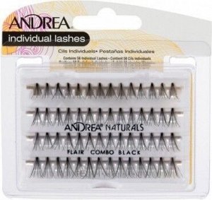 ANDREA 26710 Пучки ресниц Individual Lashes безузелковые комбинированные черные