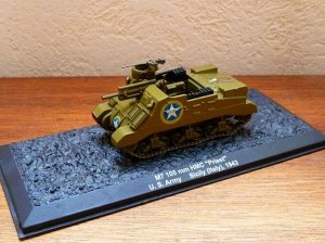 Военная техника Второй мировой войны. M7 105 mm HMC "Priest"U. S. Army Sicily (Italy), 1943