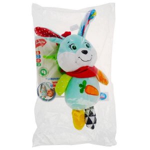 RVC-R4 Текстильная игрушка подвеска с вибрацией зайчонок Умка в кор.140шт