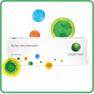 Однодневные контактные линзы MyDay daily disposable (30 линз)
