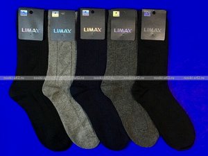LIMAX носки мужские шерсть с рисунком