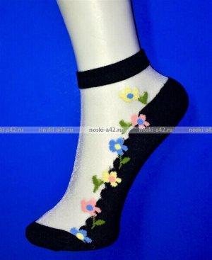 Корона носки женские укороченные хлопок + капрон арт. 2364