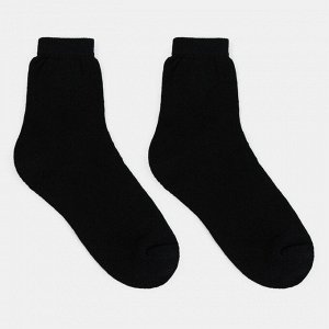 Носки женские махровые Collorista, цвет чёрный 36-37 ( см)