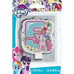 Свеча-цифра №5 &quot;My Little Pony&quot;