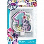 Свеча-цифра №1  &quot;My Little Pony&quot;