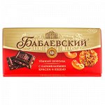 Шоколад Бабаевский Темный Карамельные криспи и Кешью 100 г *