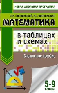 Слонимский Л.И., Слонимская И.С. Слонимский Математика в таблицах и схемах. Справочное пособие 5-9 кл/ Новая школьная программа (АСТ)