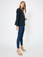 Джинсы slim fit синие