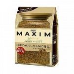 AGF MAXIM Кофе растворимый GOLD, м/у, 180гр