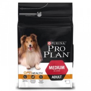 Pro Plan Medium сухой корм для взрослых собак средних пород Курица/рис 14кг АКЦИЯ!