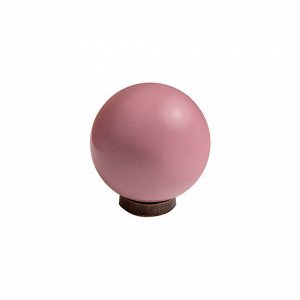 Ручка-кнопка, розовая керамика