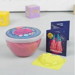 Пластилин песочный &quot;Розовый&quot;, 250 гр, арт.Пп-002