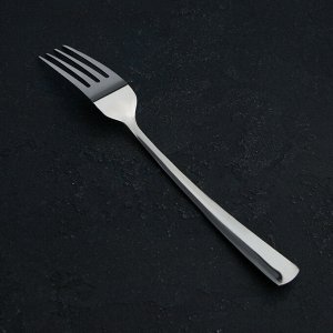 FoodVibes Вилка столовая Доляна Gleen, h=21 см, толщина 1,2 мм, цвет серебряный