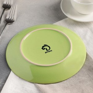 Тарелка десертная  «Зелёный гороx», d=19 см