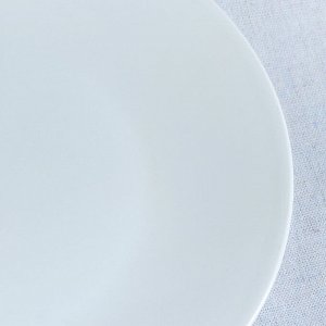 Тарелка "Калифорния", цвет белый, фарфор, 21 см