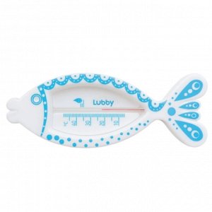Lubby - Термометр в ванную "Рыбка", от 0 мес., безопасный пластик