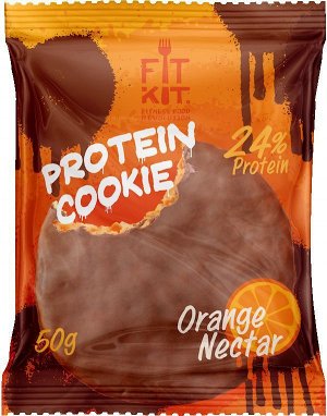 Печенье FITKIT Protein chocolate сookie в глазури - 50 гр