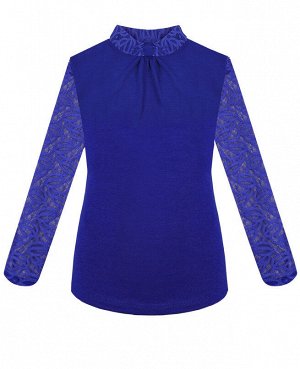 Синяя блузка для девочки 82295-ДШ20
