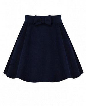 Синяя школьная юбка для девочки 79062-ДШ20