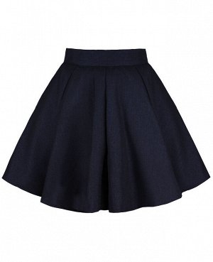 Синяя школьная юбка для девочки 83842-ДНШ19