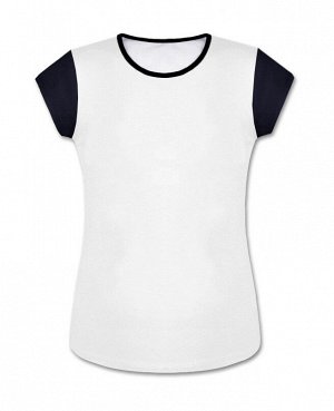 Белая футболка для девочки 84492-ДС20