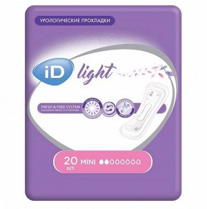 Прокладки урологические iD Light Mini 20 шт.