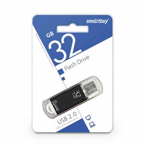 Флешка память USB 32GB V-Cut Black (SB32GBVC-K)