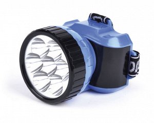 Аккумуляторный налобный фонарь 7 LED Smartbuy, синий (SBF-24-B)
