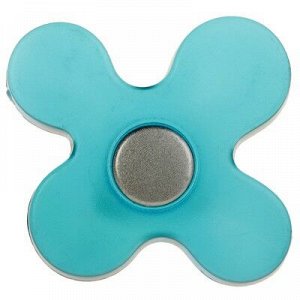 Ручка кнопка PLASTIC 002 пластик синяя, индивидуальная упаковка