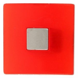 Ручка кнопка PLASTIC 003 пластик красная, индивидуальная упаковка