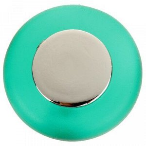 Ручка кнопка PLASTIC 004, пластиковая, зеленая