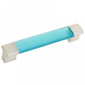 Ручка скоба PLASTIC 006, пластиковая, м/о 96 мм, синяя