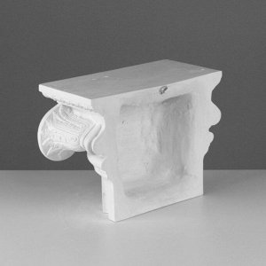 Гипсовая фигура Полукапитель: Ионическая, 34.5x15x22.5 см